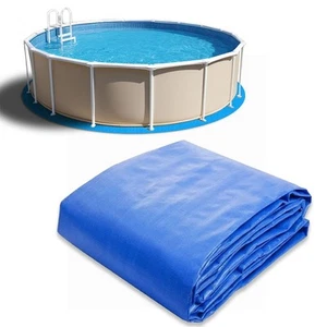 18 FT Round Pool Liner Pad for Above Ground Swimming Pool, Outdoor Pool Mat f... - Picture 1 of 6