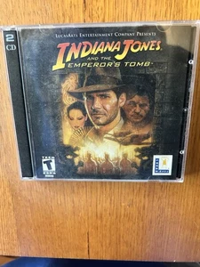 Indiana Jones and The Emperor's Tomb PC Game 2003 Edition 2 Disc Set - Picture 1 of 5