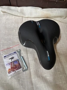 Asiento de bicicleta Gincleey ventilación y zonas activas sillín cómodo de gran tamaño nuevo - Imagen 1 de 12