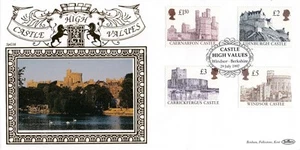 GB 1997 Castles High Values on Benham 22ct Gold Official FDC, Superb! - Imagen 1 de 2