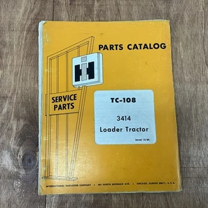 Parts Catalog for International 3414 Loader Tractors TC-108 - Picture 1 of 5
