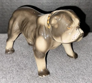 Statuina ceramica artistica cane bulldog inglese Robert Simmons serge vintage - Foto 1 di 5