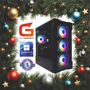 XMAS PRICE DROP GAMING PC I7 6th 32GB 2TB+240 SSD RTX 6GB 3050 W11 FREE DELIVERY - Picture 1 of 5
