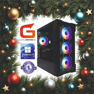XMAS PRICE DROP GAMING PC I7 6th 32GB 2TB+240 SSD RTX 6GB 3050 W11 FREE DELIVERY - Image 1 of 4