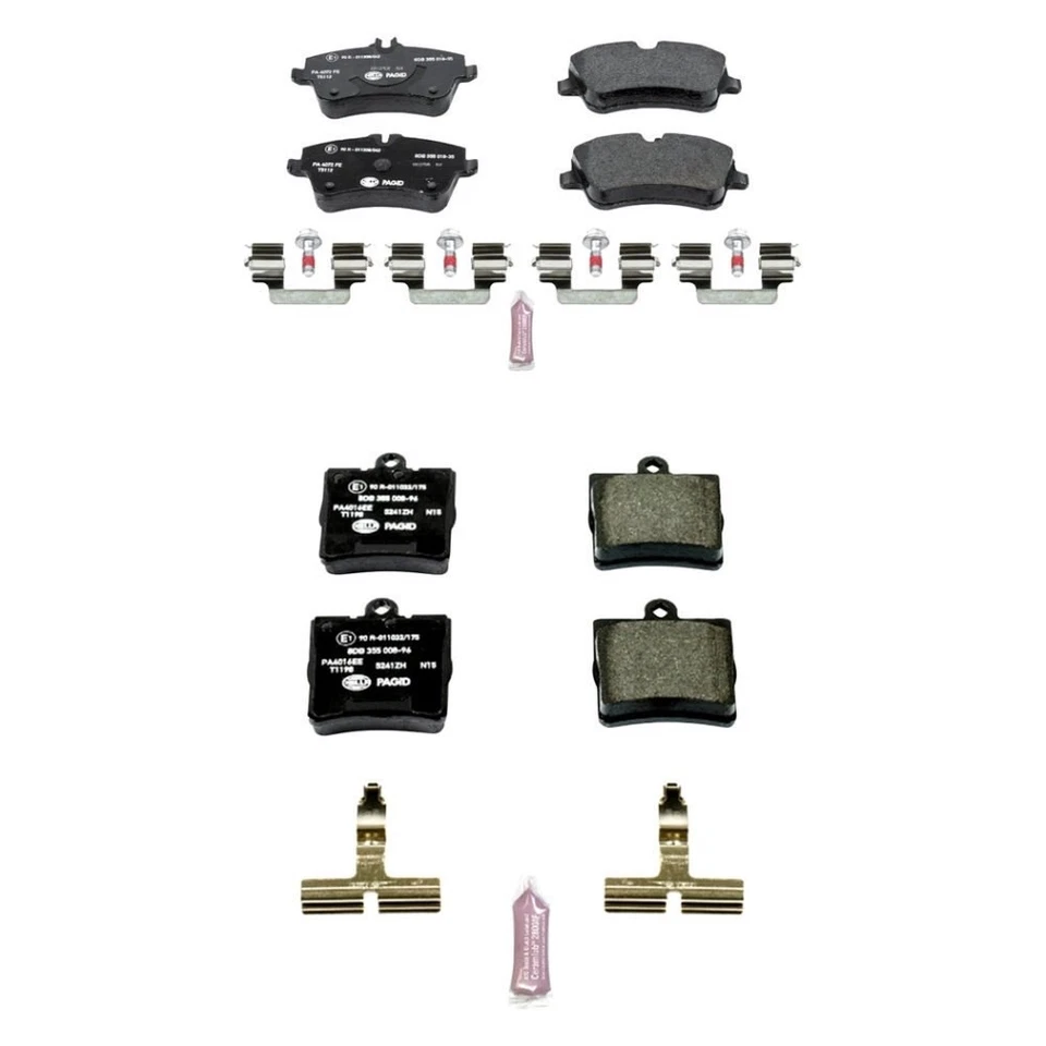 For Mercedes-Benz C240 01-05 Disc Brake Pad Set Euro-Stop Semi-Metallic Front & Foto 1 de 4