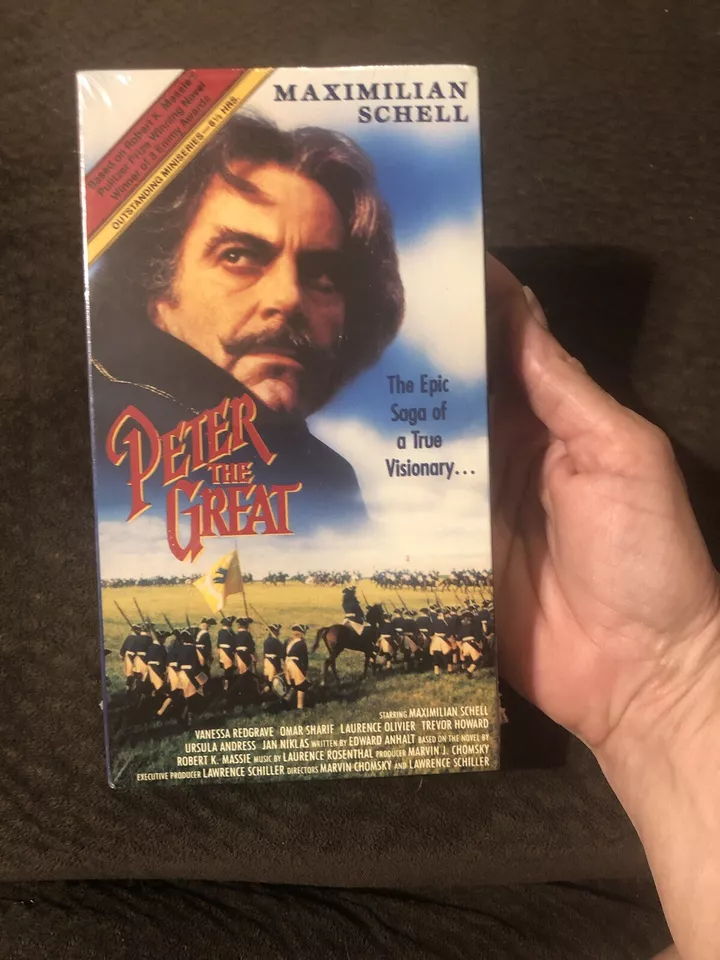 Peter The Great  Maximillian Schell VHS Factory Sealed Foto 1 de 4