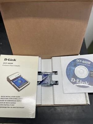 D-Link Wireless Wi-Fi CompactFlash 802.11b Adapter (DCF-660W) - Immagine 1 di 2