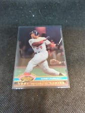 KIRBY PUCKETT 1991 TOPPS STADIUM CLUB #144 WORLD SERIES HOF TWINS 