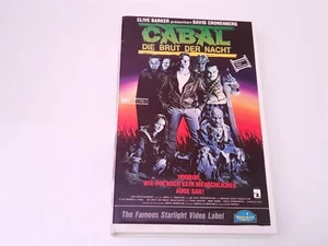 Cabal Die Brut der Nacht VHS German PAL Starlight Video Clive Barker Nightbreed - Bild 1 von 5