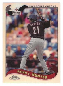 2002 Topps Traded Chrome Refractor #008 Brian L Hunter Houston Astros BV$2.50 - Picture 1 of 1