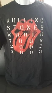 THE ROLLING STONES - ORIGINAL 2002 - 2003 WORLD TOUR UNWORN LARGE T-SHIRT - Picture 1 of 4