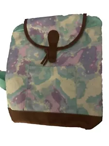 Mini Tie-Dyed Backpack Small Travel Rucksack New - Picture 1 of 3