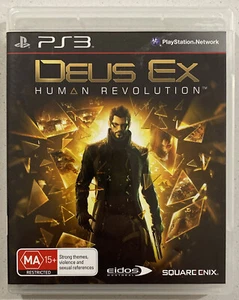 Deus Ex Human Revolution + Manual Sony Playstation 3 PS3 - Picture 1 of 3