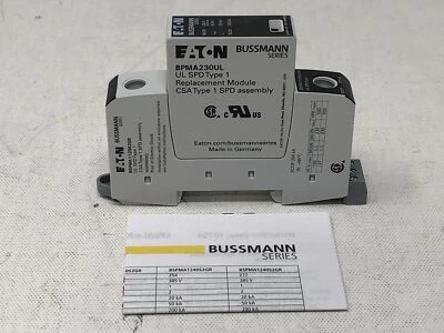 Eaton Bussmann Surge Arrestor BSPMA1120S2GR / BPMA23OUL Replacement Module - Image 1 of 4
