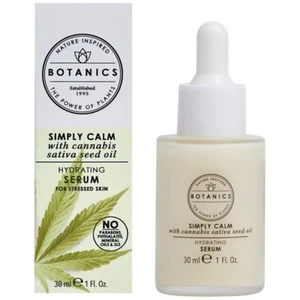 Botanics Simply Calm Hydrating Serum Canna Sativa Seed Oil for Stressed Skin - Picture 1 of 8
