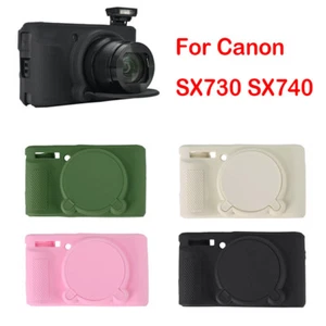 Camera Soft Silicone Protector Body Skin Case Cover for Canon SX730 SX740 USA - Picture 1 of 17