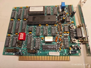 8-Bit ISA ELOGRAPHICS 141F E271-141B Intel P8031AH DB9 TouchInterface controller - Picture 1 of 5