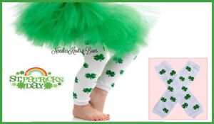 St. Patrick's Day Leg Warmers, Baby Toddler Shamrock Leg Warmers, Free Shipping