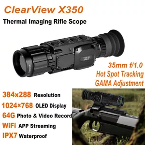 Mira para rifle GTGUARD NUEVO mira para imágenes térmicas 384 * 288 IR 35 mm mira para visión nocturna - Imagen 1 de 5
