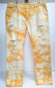 NWT Robin’s Jean Long Flap Men’s Size 40 BRNSNAKE Motor #D5851 34″ Inseam Yellow - Picture 1 of 18