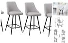  Premium upholstered Counter Height Barstools Dining 25" High Back Bar Chairs