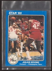 Set 5x7 Star Philadelphia 76ers Team Supers 1985 (5) bustina sigillata - Dr J. - Foto 1 di 2