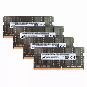 Micron 4x8GB 2Rx8 PC4-2400T DDR4 19200Mhz 260Pin SODIMM Laptop Memory (Non-Ecc) - Picture 1 of 6