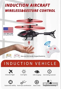 2 Channel Gesture Control Suspension Helicopter RC Remote Induction Aircraft Toy - Picture 1 of 12