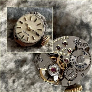 ✩ Vintage TECHNOS AS 1977.2 mechanism 60s SWISS MADE wrist watch movement - Picture 1 of 5