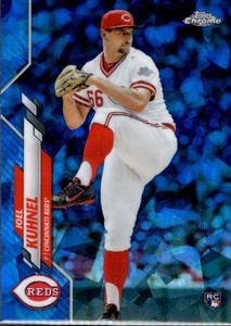 2020 Topps Chrome Update Sapphire Joel Kuhnel RC ROOKIE CARD #U-281 Reds