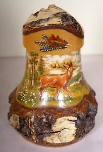 Jagdlicher Bierkrug aus Holz - Picture 1 of 4