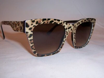 NEW DOLCE & GABBANA SUNGLASSES DG 4384 316313 LEO BROWN/BROWN 53MM AUTHENTIC - Image 1 of 4