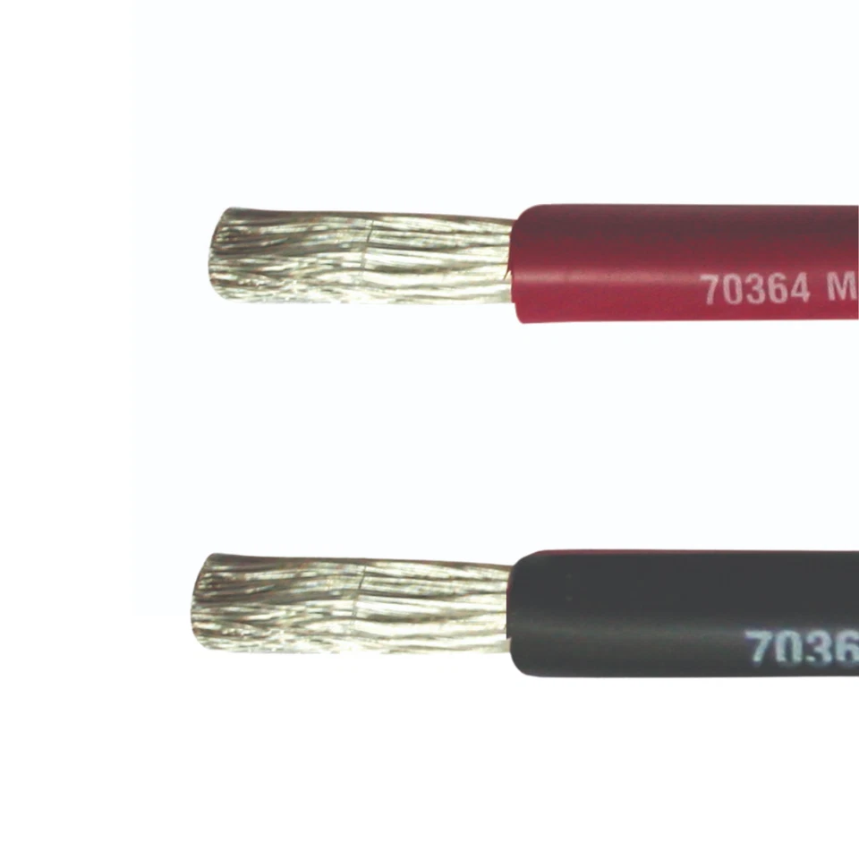 CAVO MARINO ELETTRICO STAGNATO UNIPOLARE ROSSO NERO 6 mm2 ANTIFIAMMA OMOLOGATO - Immagine 1 di 1