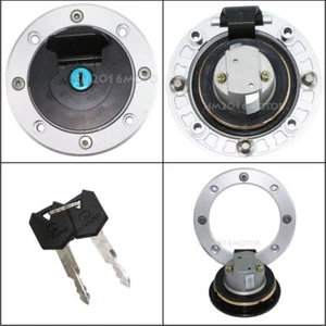 Fuel Gas Tank Cap Cover Lock Keys For Suzuki Hayabusa GSXR1300 1997-2007 - Picture 1 of 5