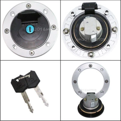 Fuel Gas Tank Cap Cover Lock Keys For Suzuki Hayabusa GSXR1300 1997-2007 - Imagem 1 de 4