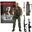 NECA Ultimate Commando John Matrix Schwarzenegger 7" Actionfigur Modellspielzeug