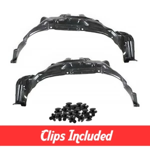 Front Left & Right Fender Liner Set w/ Clips For 1989-1995 Toyota Pickup 2WD - Picture 1 of 6