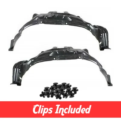 Front Left & Right Fender Liner Set w/ Clips For 1989-1995 Toyota Pickup 2WD Foto 1 de 4