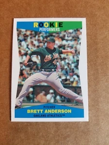 BRETT ANDERSON 2009 TOPPS HERITAGE HIGH ROOKIE PERFORMERS RC A'S #RP-08 QTY - Picture 1 of 2