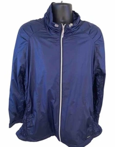 Sunice Jacket Womens 2XL Blue Sport Sophia Windwear X20 Full Zip Polka Dot Golf - Picture 1 of 13