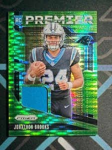 🔥💎📈 2024 Prizm - Premier Jerseys Neon Green Pulsar Jonathon Brooks FREE SHIP - Picture 1 of 2