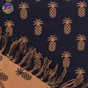"Ananas Jacquard gewebte afghanische Überwurfdecke 52""x74" - Bild 1 von 2