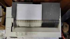 IBM pro printer XL PROPRINTER type 4202 see VIDEO VTG POWERS ON LIGHTS UP 1986 - Picture 1 of 23