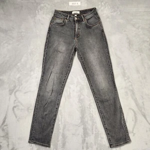 NEUW LEXI SLIM JEANS WOMENS SIZE 26 BLACK SMOKE STRAIGHT DENIM STRETCH MID RISE - Picture 1 of 14