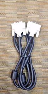 6ft DVI Cable 18 Pin + 1 Cord Dell Canon HP Lexmark Brother Acer LG Lenovo IBM - Picture 1 of 2
