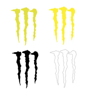ADESIVO STICKERS PRESPAZIATO GRAFFIO per auto moto casco - Imagen 1 de 1