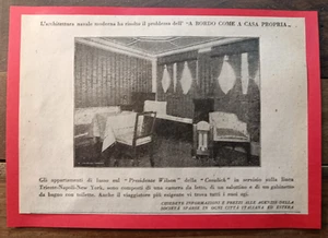 1925 Triest in Werbung auf President Wilson - Bild 1 von 1