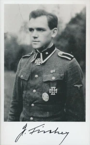 Gerhard Fischer Knight's Cross Winner signed pic. Nice! - Picture 1 of 1