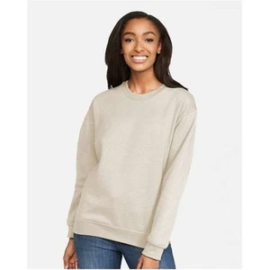 Gildan Softstyle® Midweight Crewneck Sweatshirt - Sand - Gildan SF000 - Picture 1 of 3