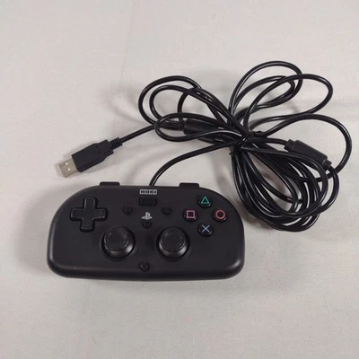 Hori Mini Gamepad con Cable para PlayStation 4 PS4 - Controlador PS4-100U Negro Probado Foto 1 de 4